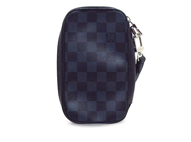 Blue Louis Vuitton Damier Cobalt Soft Zippy Wallet Leather  ref.1218015