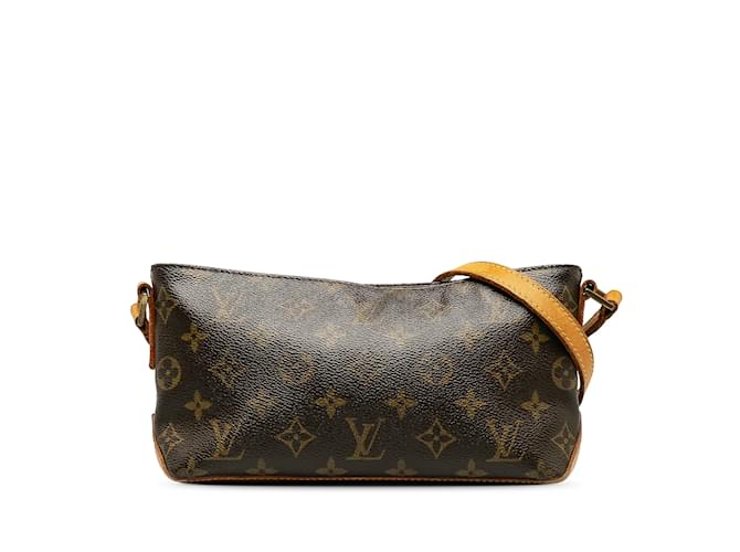 Brown Louis Vuitton Monogram Trotteur Crossbody Bag Cloth  ref.1218031