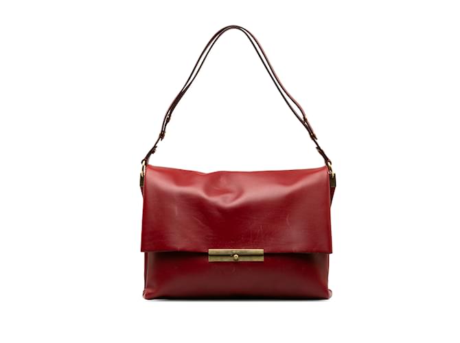Céline Red Celine Blade Shoulder Bag Leather  ref.1218047