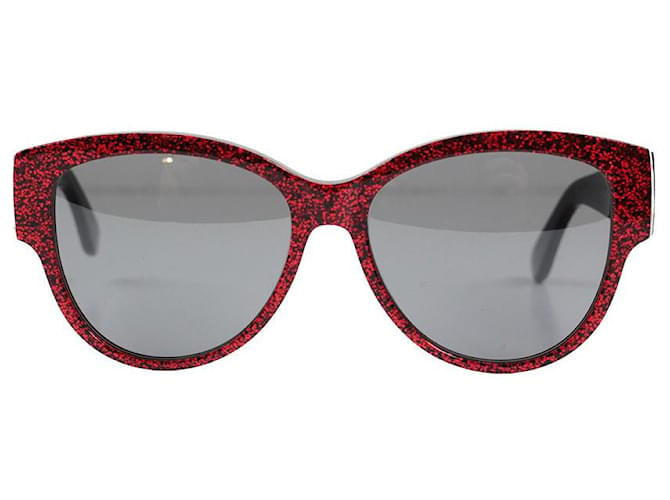 Saint Laurent Sunglasses Red Plastic  ref.1218072