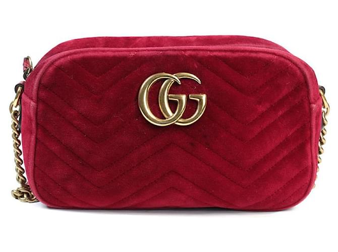 Gucci Handbags Red Velvet  ref.1218098