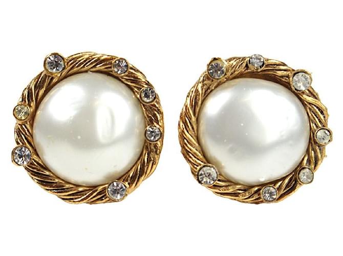 Chanel Earrings Golden  ref.1218100