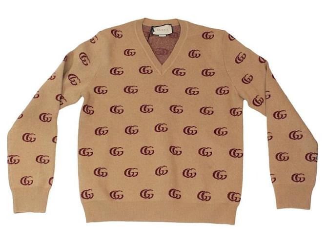 Gucci Sweaters Beige Wool  ref.1218117
