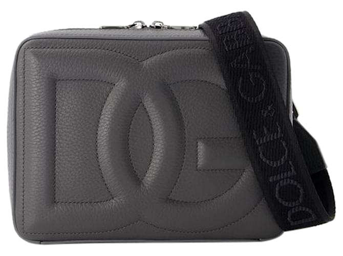 Dolce & Gabbana Runway-Umhängetasche – Dolce&Gabbana – Leder – Grau  ref.1218129