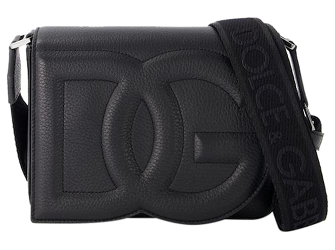 Dolce & Gabbana Runway Crossbody - Dolce&Gabbana - Leather - Black  ref.1218140