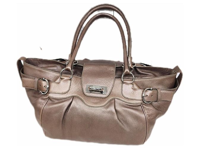 Borsa Salvatore Ferragamo Bronzo