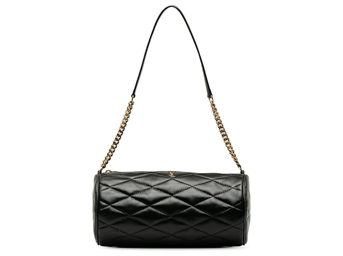 Saint Laurent Black Small Sade Tube Bag Leather Pony-style calfskin  ref.1218231