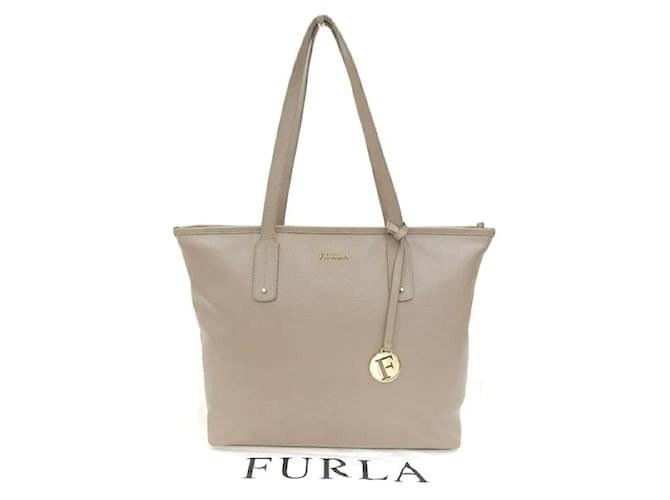 Furla Leather Tote Bag Leather Tote Bag in Good condition Brown  ref.1218283
