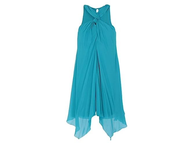 Magnifique robe PATRIZIA PEPE turquoise, Neuf avec étiquette Viscose  ref.1218327