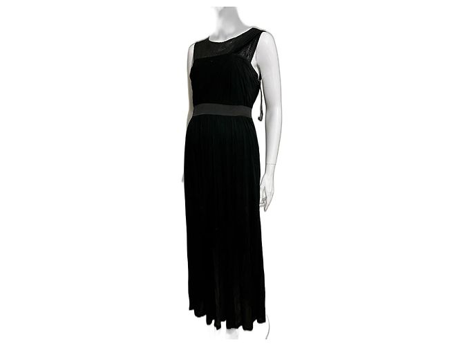 Robe de soirée longue noire Vera Wang