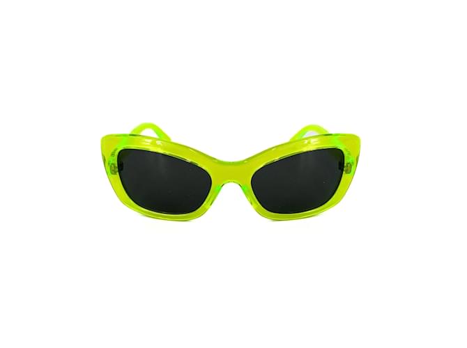 Prada Occhiali da sole Acetato Neon Verde Plastica  ref.1218486