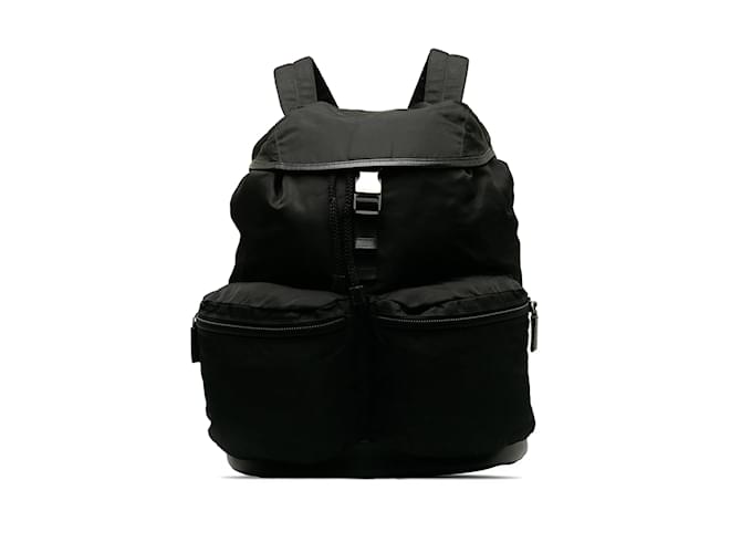Black Prada Tessuto Backpack Cloth  ref.1218521