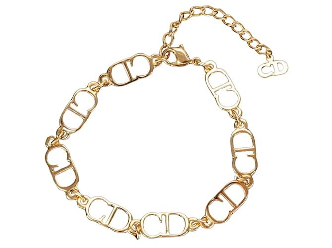 Christian Dior Golden CD Bracelet Metal  ref.1218572