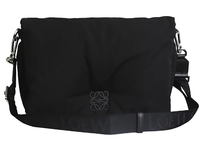 Loewe Black Goya puffer bag Polyester  ref.1218636