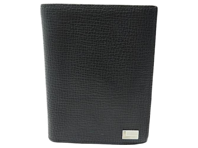 LANCEL CARD HOLDER WALLET IN BLACK LEATHER03719 BLACK LEATHER WALLET  ref.1218749