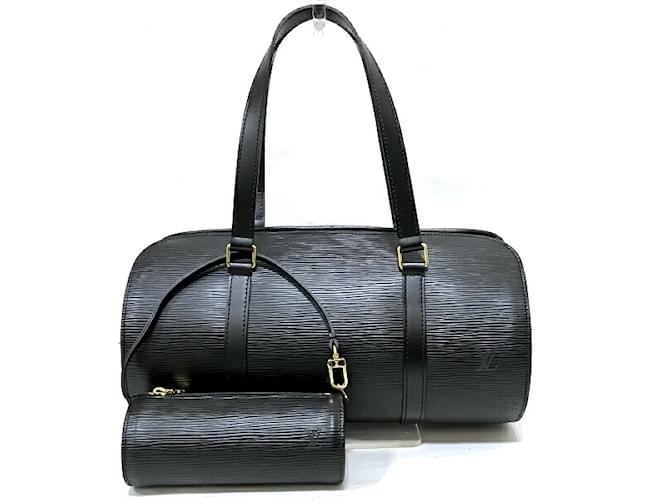 Louis Vuitton Epi Soufflot  M52222 Black Leather  ref.1218839