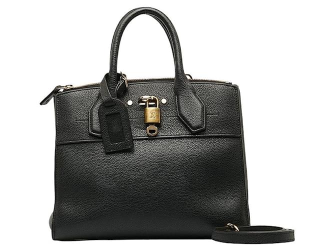 Sac à main en cuir Louis Vuitton City Steamer PM M51028 en très bon état Noir  ref.1218865