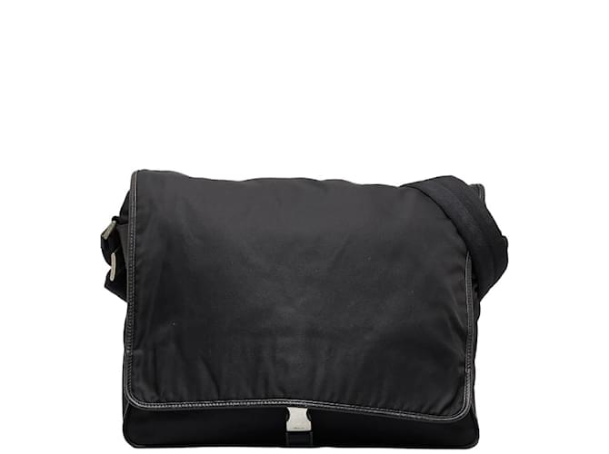 Prada Tessuto Messenger Bag V158 Black Cloth  ref.1218875