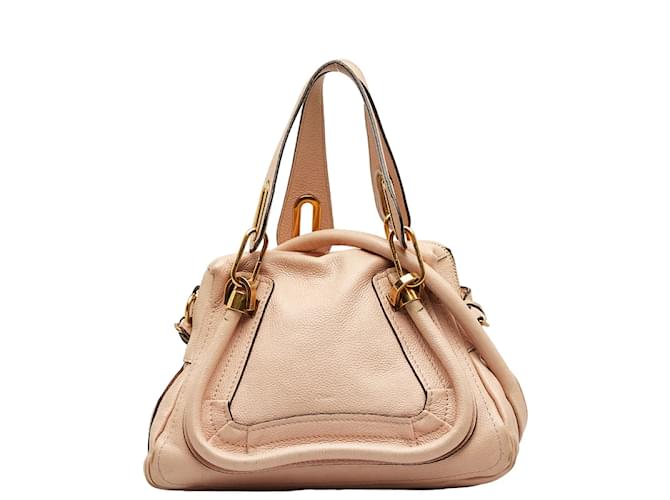 Chloé Leather Paraty Bag Pink  ref.1218913