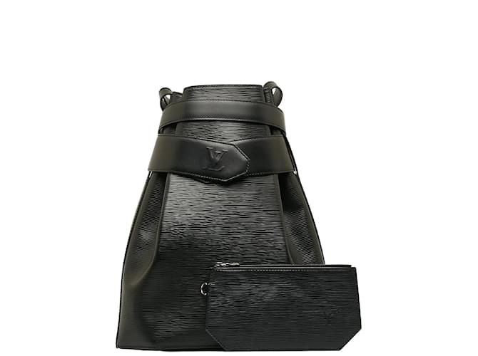 Louis Vuitton Epi Sac D'epaule GM M80155 Black Leather  ref.1218916