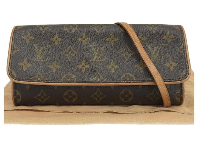 Louis Vuitton Twin Brown Cloth  ref.1218948