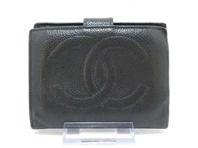 Chanel Black Leather  ref.1218959