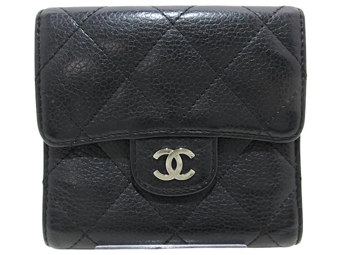 Chanel Matrasse Black Leather  ref.1218989