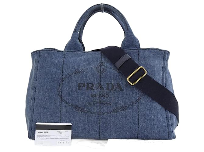 Prada Canapa Azul Juan  ref.1218992