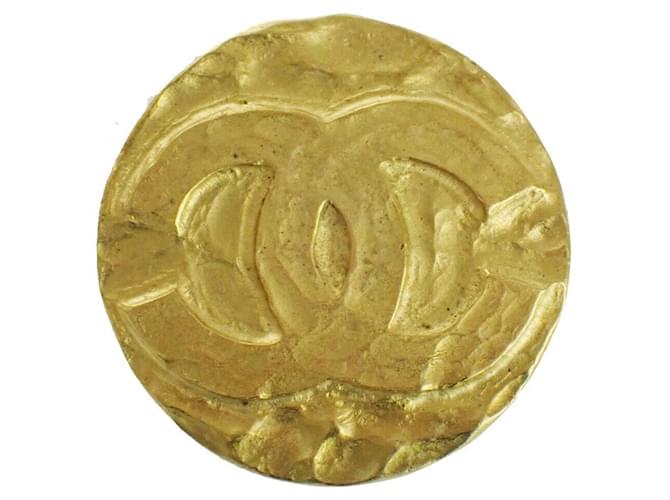 Chanel Dourado Banhado a ouro  ref.1219001