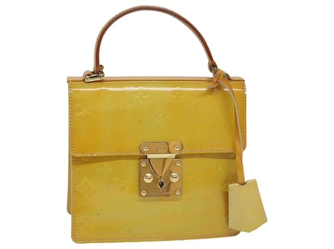Louis Vuitton Spring Street Yellow Patent leather  ref.1219032