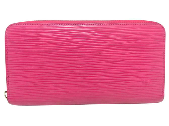 Louis Vuitton Zippy Geldbörse Pink Leder  ref.1219220
