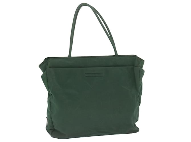 PRADA Bolso Tote Nylon Verde Auth ki4037  ref.1219234