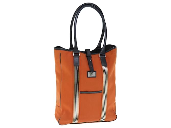 BURBERRY Black label Shoulder Bag Canvas Orange Auth bs11428 Cloth  ref.1219238