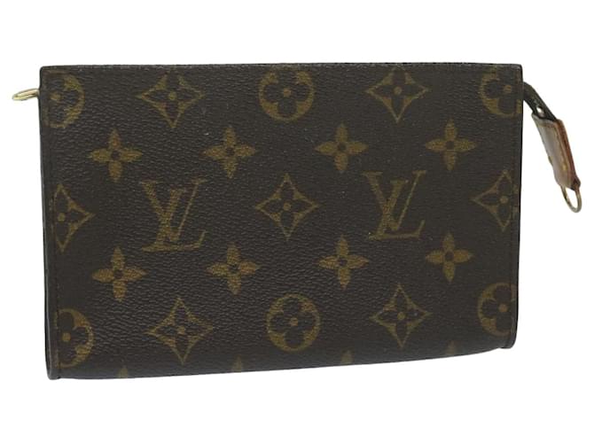 LOUIS VUITTON Monogram Bucket PM Pouch Accessory Pouch LV Auth 63713 Cloth  ref.1219344