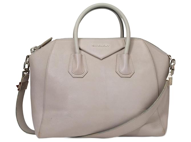GIVENCHY Bag in Gray Leather - 101558 Grey  ref.1219383