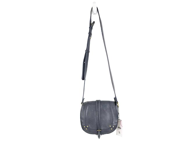 Jerome Dreyfuss Leather Handbag Blue  ref.1219389