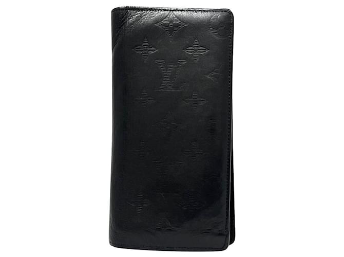 Louis Vuitton Portefeuille Brazza Black Leather  ref.1219429