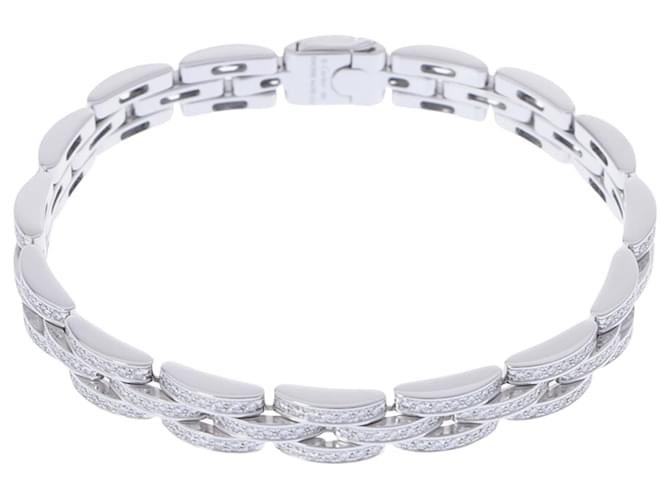 Love Cartier Maillon panthere Silvery White gold  ref.1219527