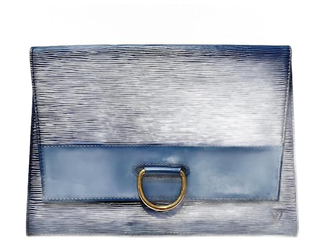 Louis Vuitton Jena Blue Leather  ref.1219620