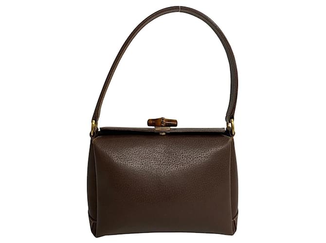 gucci Brown Leather  ref.1219682