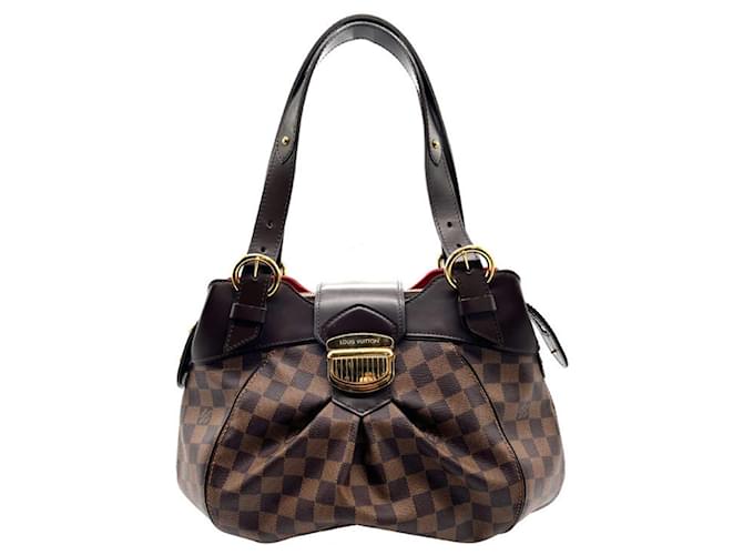 Louis Vuitton Sistina Brown Cloth  ref.1219742