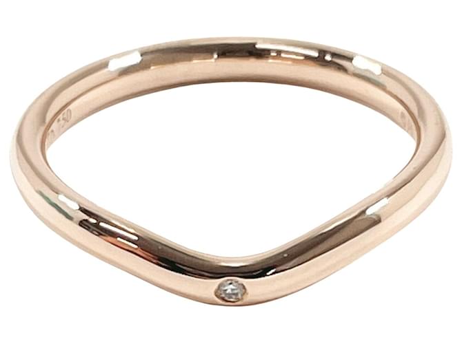 Tiffany & Co Curved band Golden Yellow gold  ref.1219751