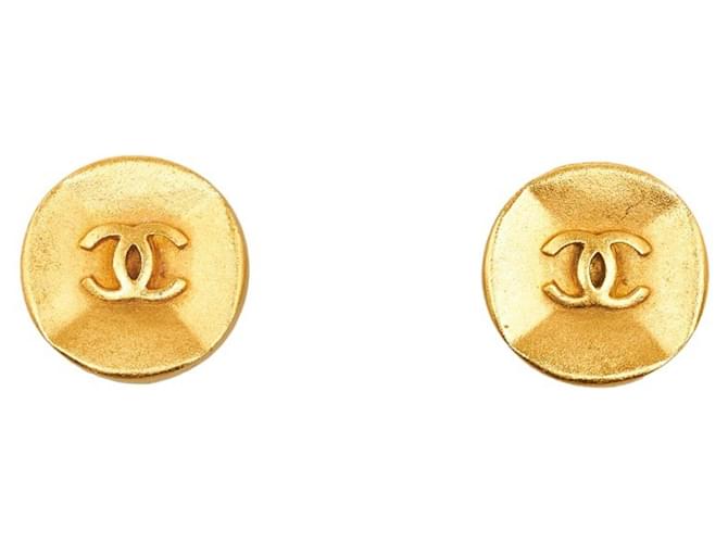 Timeless Chanel COCO Mark Dourado Banhado a ouro  ref.1219754