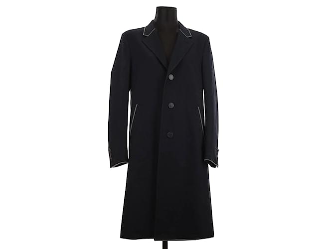 Louis Vuitton Wool coat Blue  ref.1219829