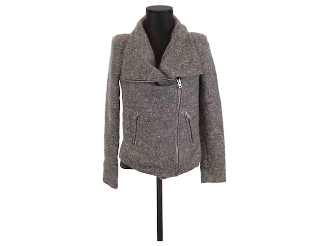 Iro Wool jacket Grey  ref.1219840