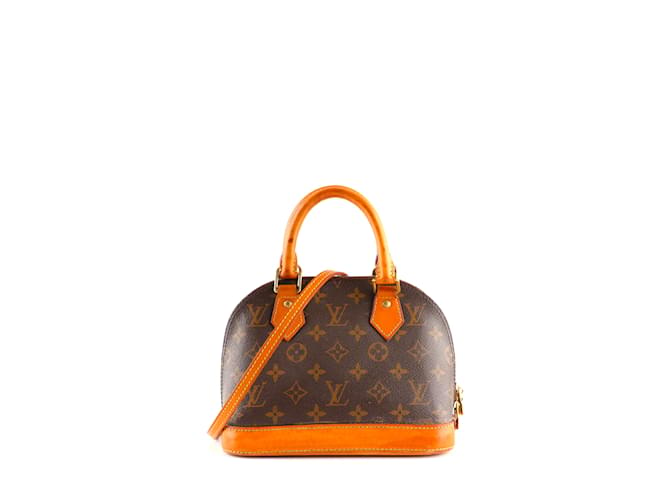 Alma LOUIS VUITTON  Handbags T.  leather Brown  ref.1219862