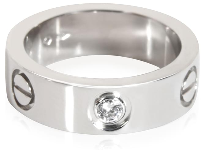 Cartier Love Ring, 1 diamante (Platino)  ref.1220005