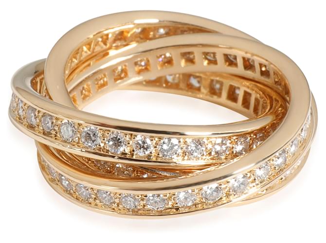 Cartier Vintage Trinity Diamond Ring in 18K 3 Yellow gold 1.55 ctw  ref.1220026