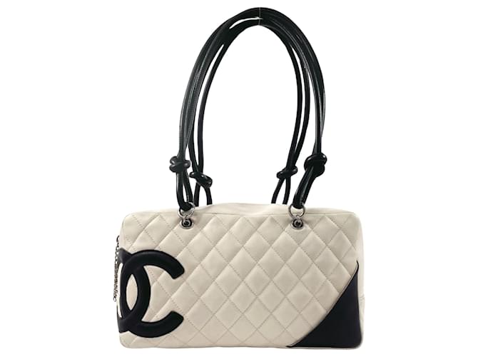 Chanel Cambon White Leather  ref.1220069