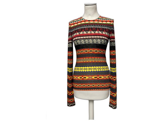 Preen By Thornton Bregazzi Fair Isle Print Oberteil Mehrfarbig